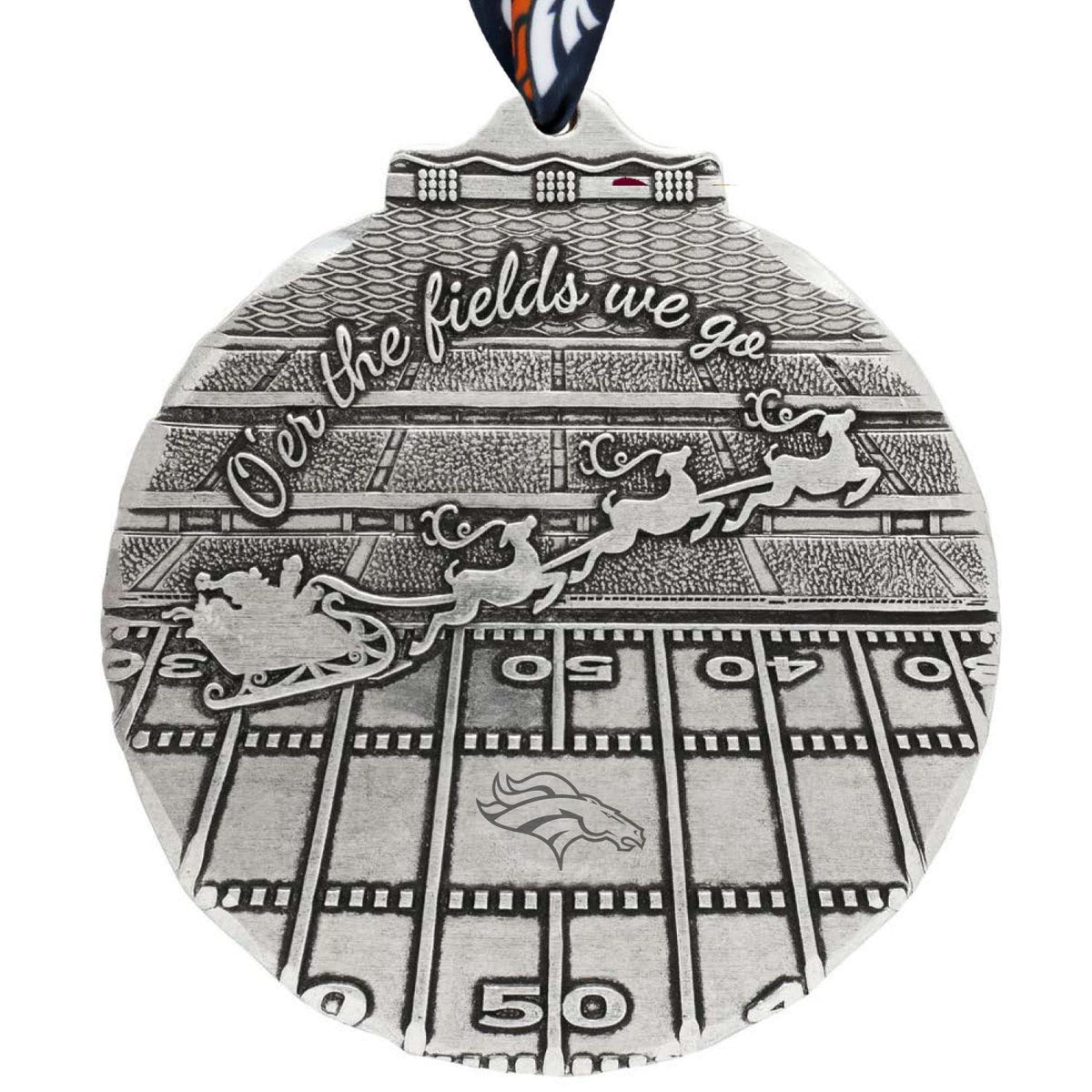 Broncos O'er The Fields We Go Ornament