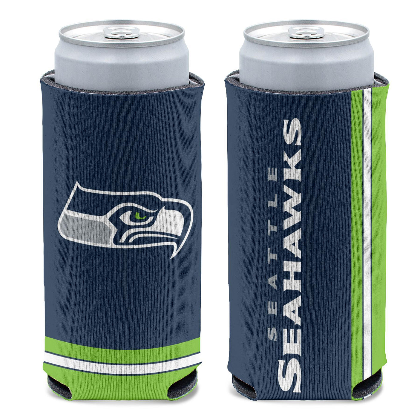 Seahawks 12oz Logo Slim Can Cooler