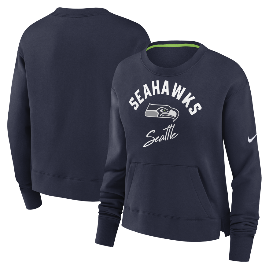Seahawks Women's Nike Fleece Crewneck