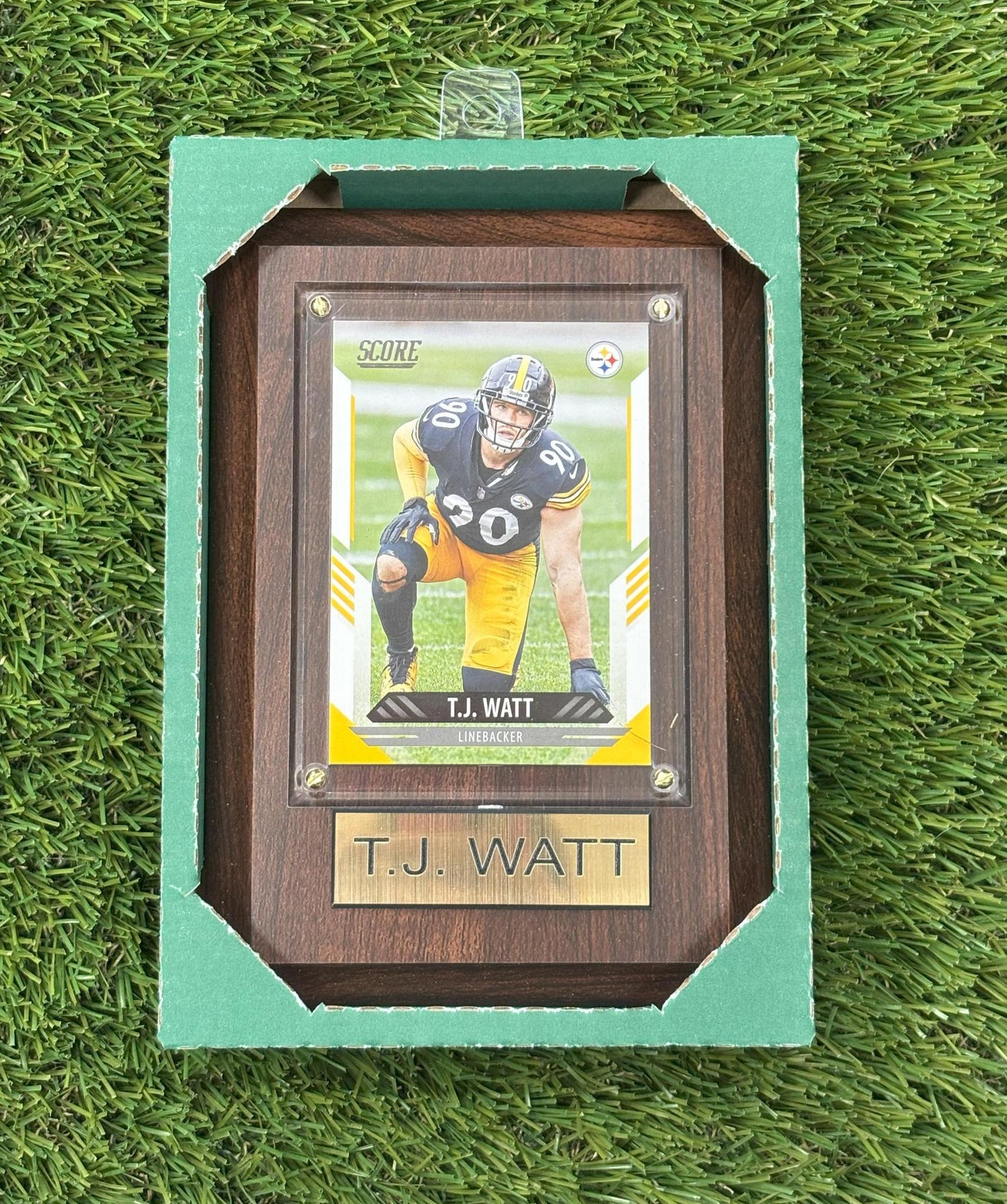 TJ Watt 4x6 Plaque