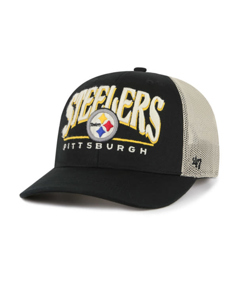 Steelers 2025 '47 Brand Men's Arid Strap Trucker Hat