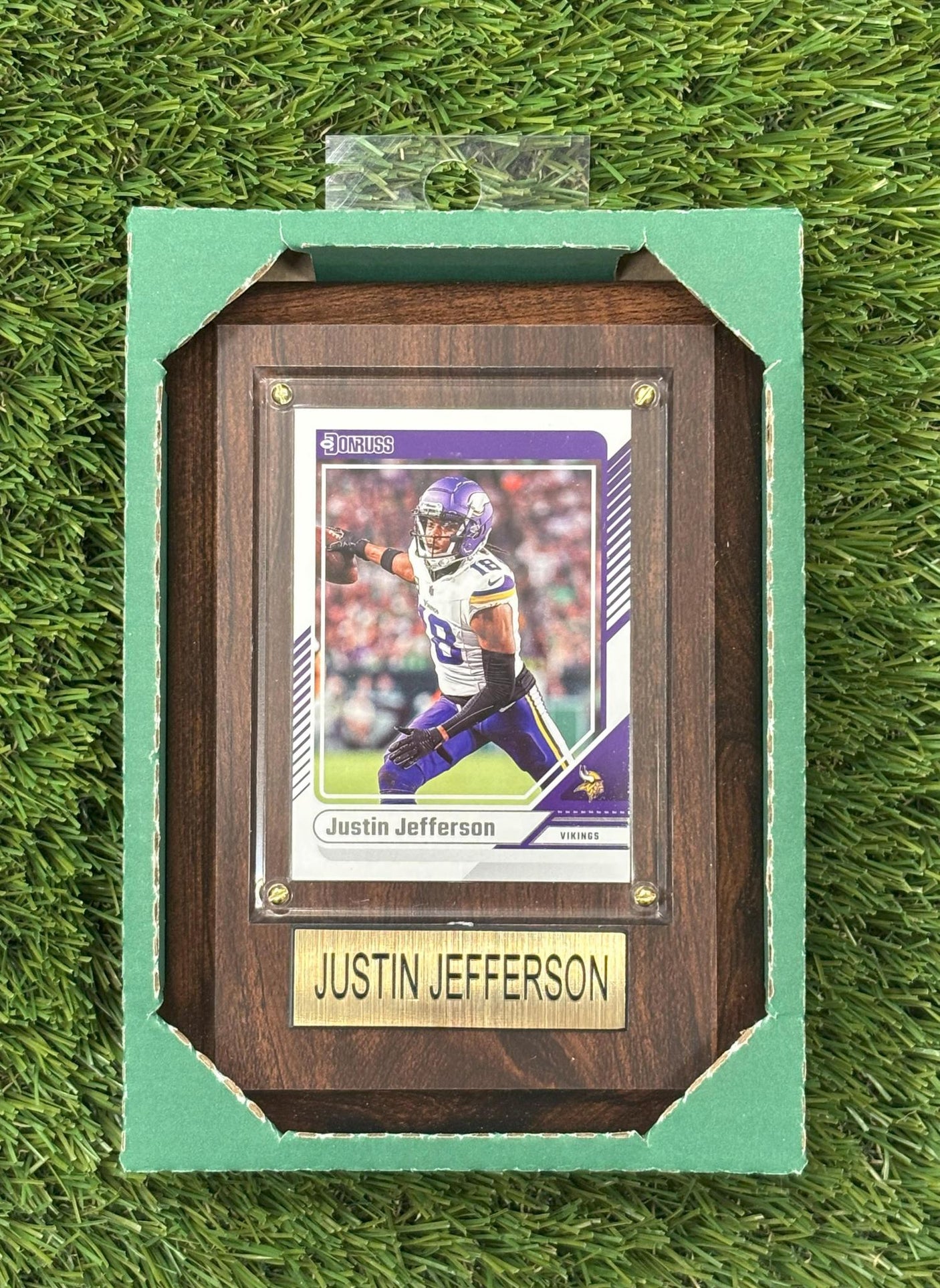 Justin Jefferson 4x6 Plaque