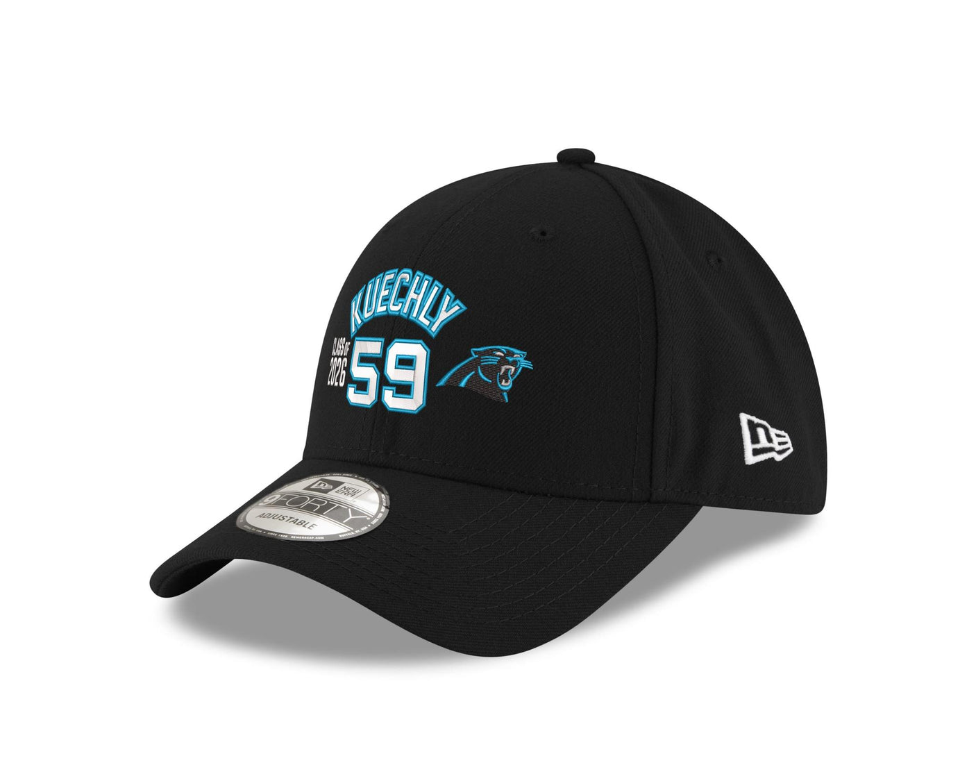 Luke Kuechly Panthers Class of 2026 New Era 9FORTY Name and Number Hat