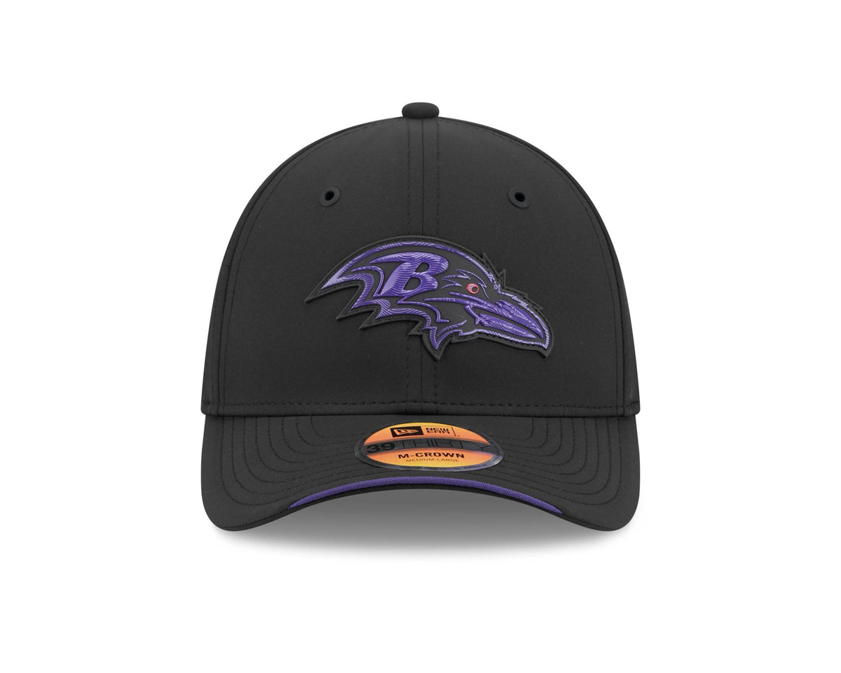 Ravens 2026 New Era Men's 39THIRTY Sideline Hat Pro Football Hall of Fame
