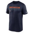 Broncos 2025 Nike Men's Sideline Team Issue Legend T-Shirt