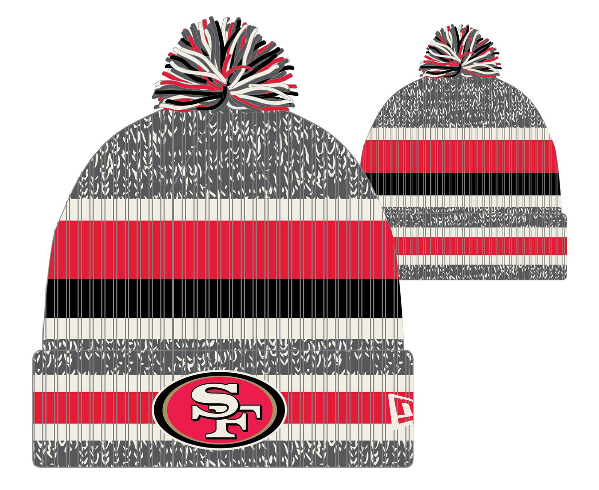 49ers 2026 New Era Men's Stripe Knit