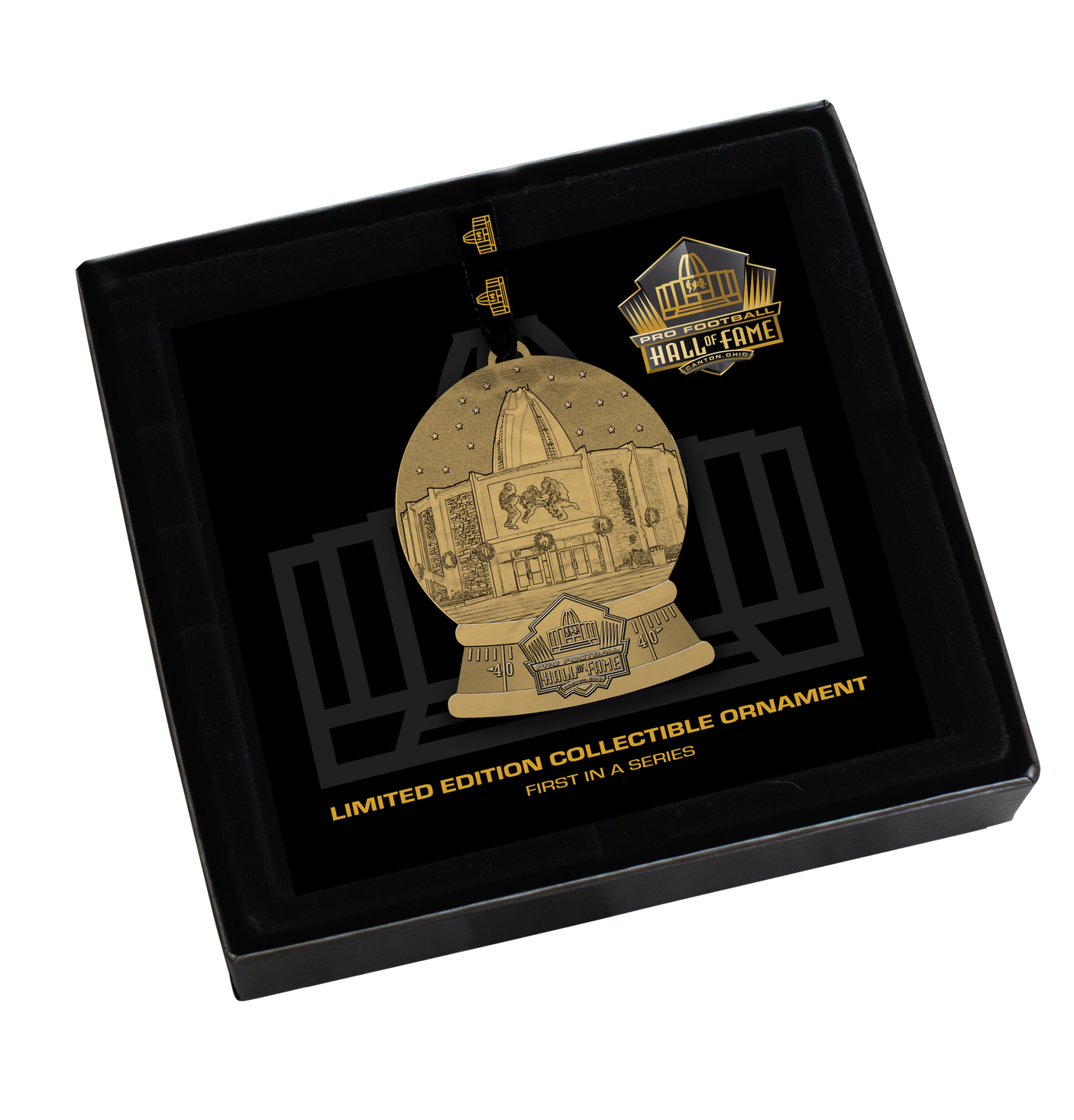 Hall of Fame Limited Edition 2025 Annual Bronze Snow Globe Ornament