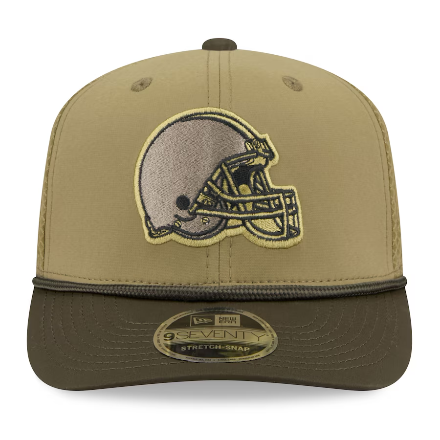 Browns 2025 New Era Men's 9SEVENTY Salute to Service Hat