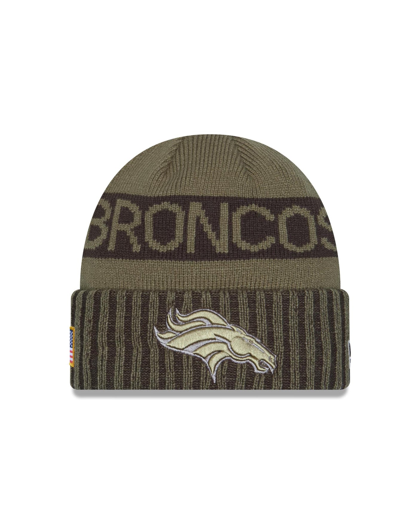 Broncos 2025 Men's New Era Salute to Service Knit