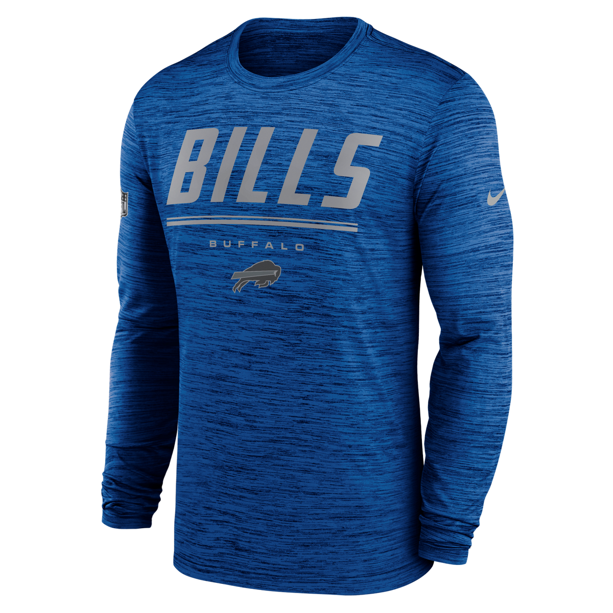Bills 2026 Nike Men's Team Issue Velocity Long Sleeve T-Shirt Pro Football Hall of Fame