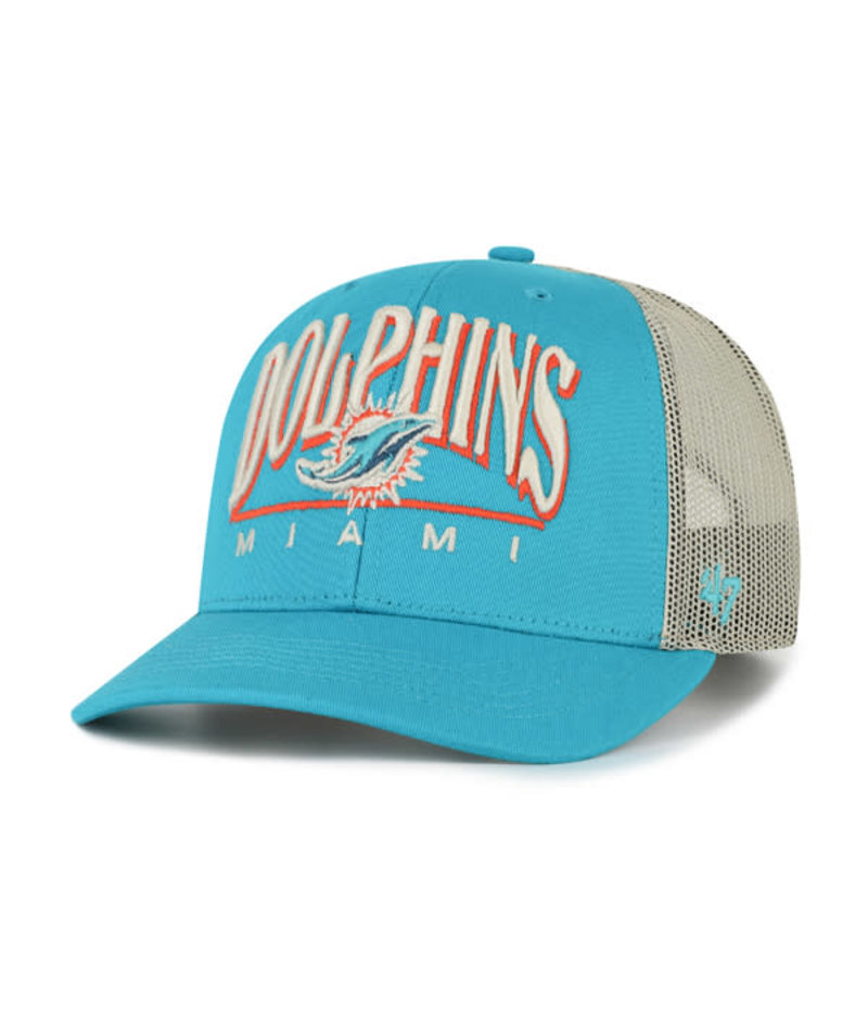 Dolphins 2025 '47 Brand Men's Arid Strap Trucker Hat