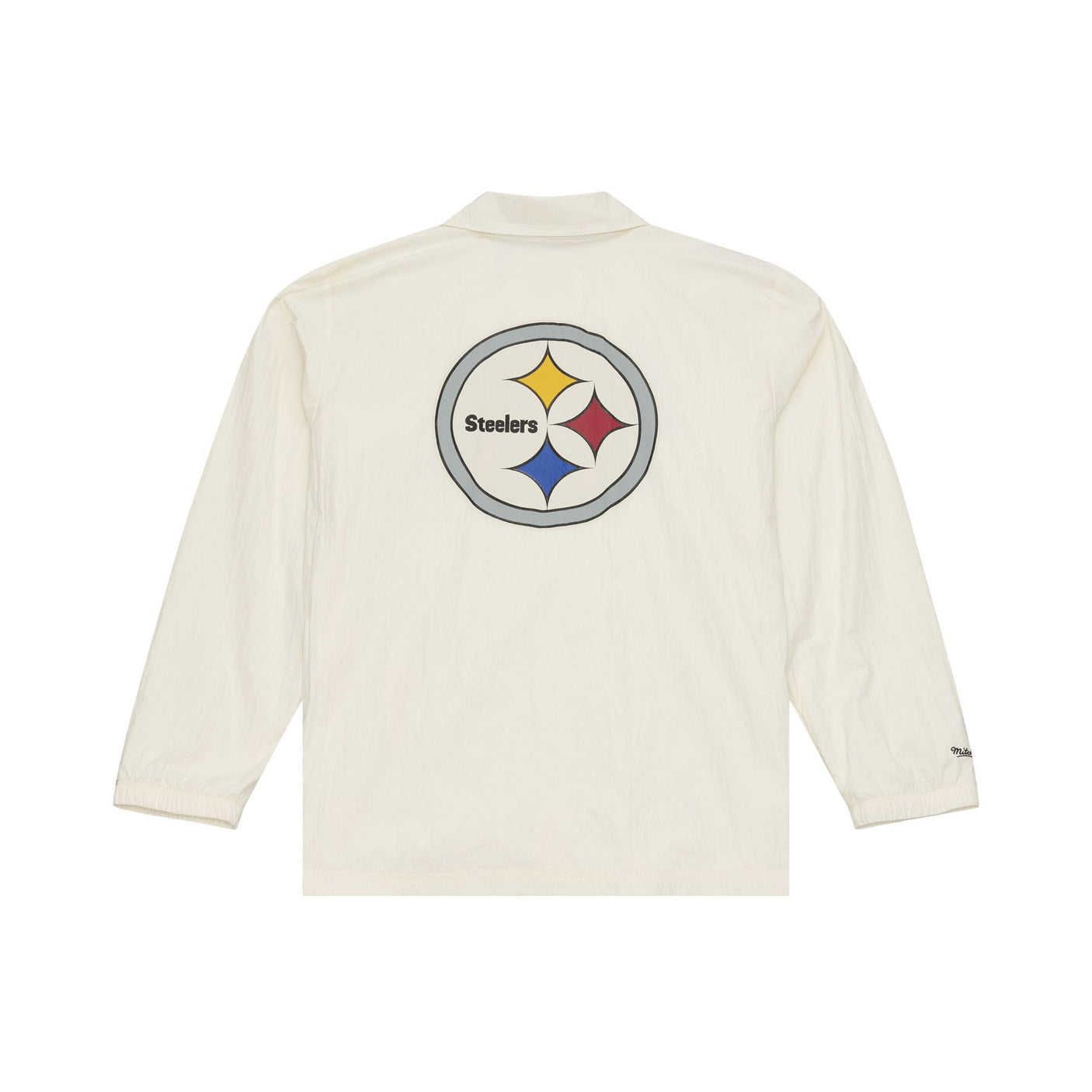 Steelers 2026 Mitchell & Ness Men's NFL Retro Roots Coaches Jacket (10355343786260)