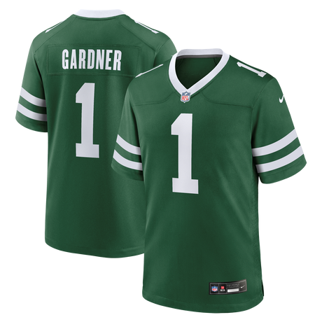 Jets Sauce Gardner Men's Green Nike Game Jersey
