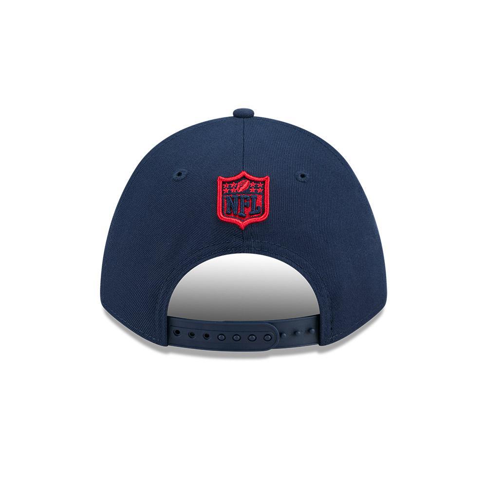 Patriots 2025 New Era Men's 9FORTY M-Crown Black Hat Pro Football Hall of Fame