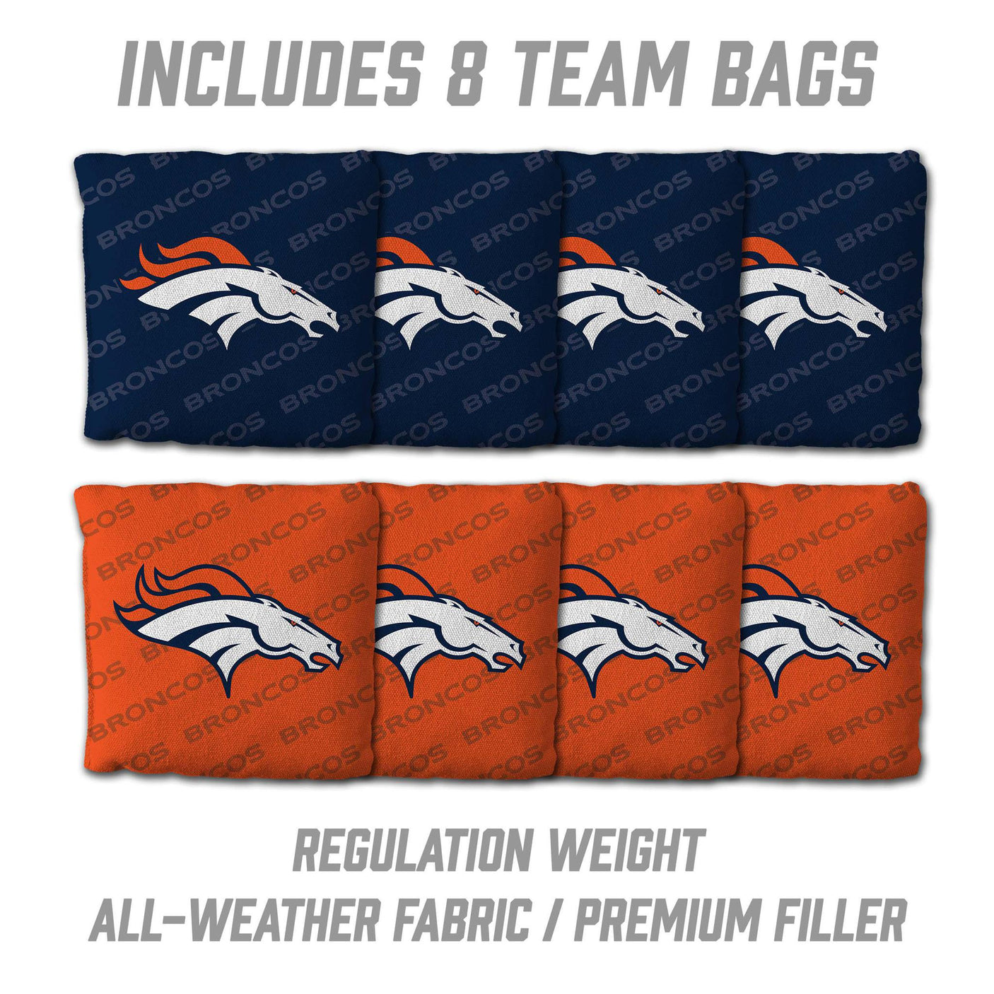 Broncos 2’ x 3’ Cornhole Game