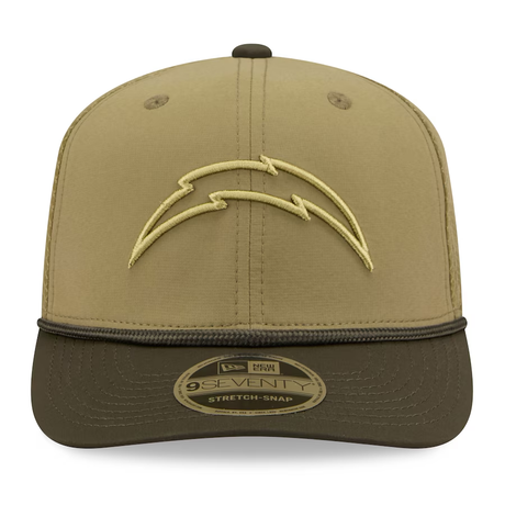 Chargers 2025 New Era Men's 9SEVENTY Salute to Service Hat
