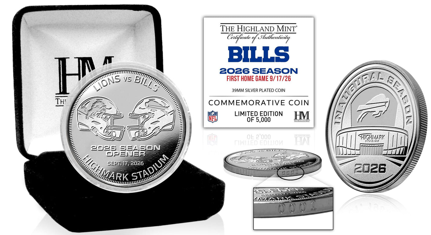 Bills Inaugural Game at Highmark Stadium Silver-Plated Matchup Coin