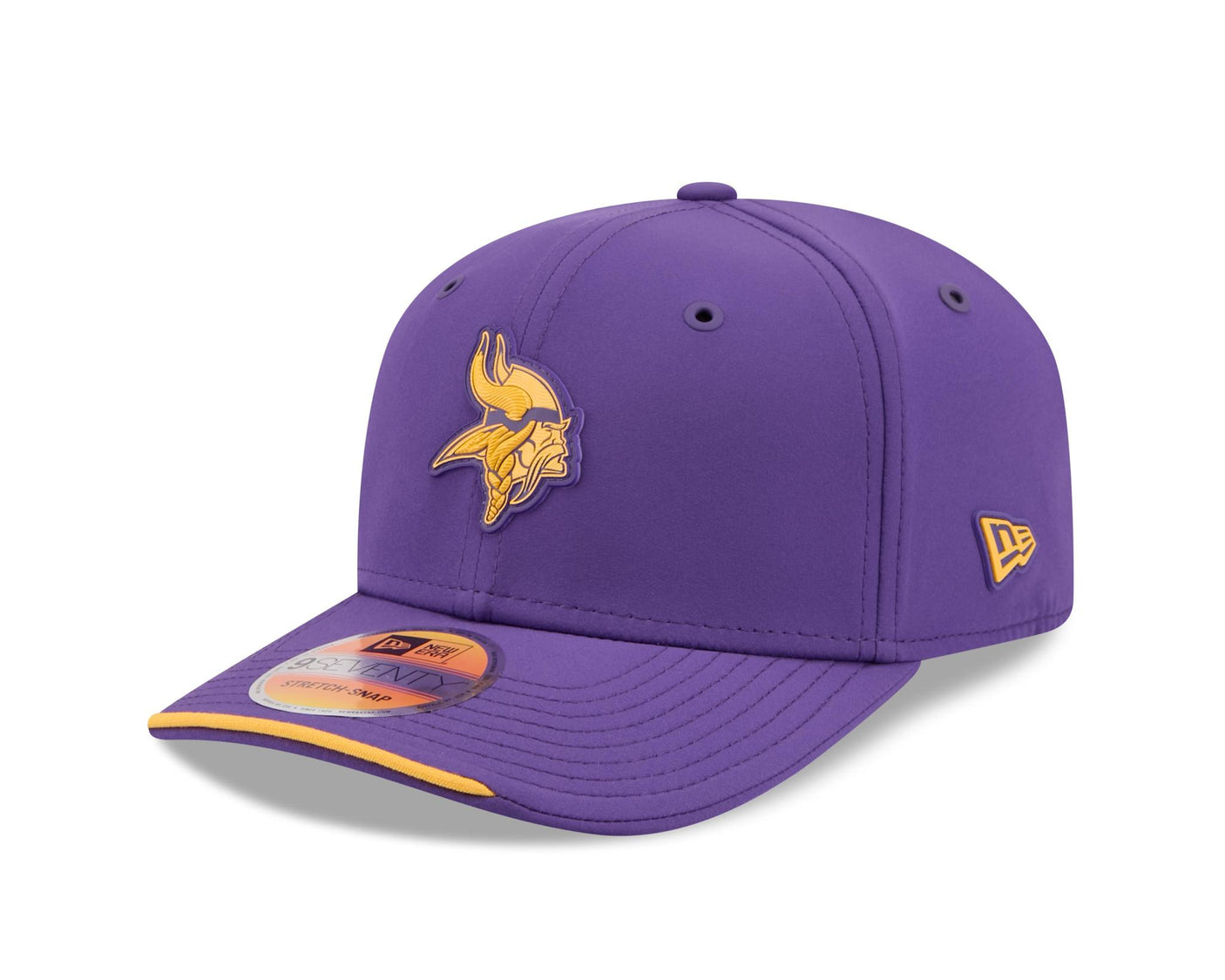 Vikings 2026 New Era Men's 9SEVENTY Stretch Snap Sideline Hat