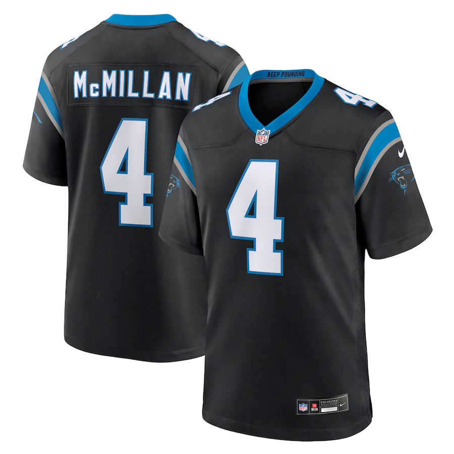 Panthers Tetairoa McMillan Men's Nike Game Jersey