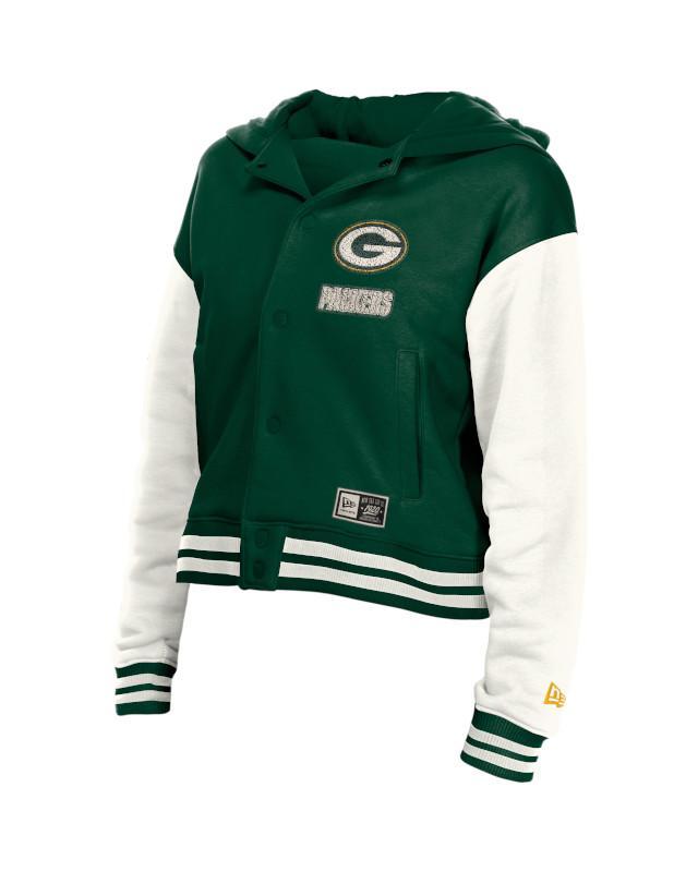 Packers 2026 New Era Women's Snap Front Jacket Pro Football Hall of Fame