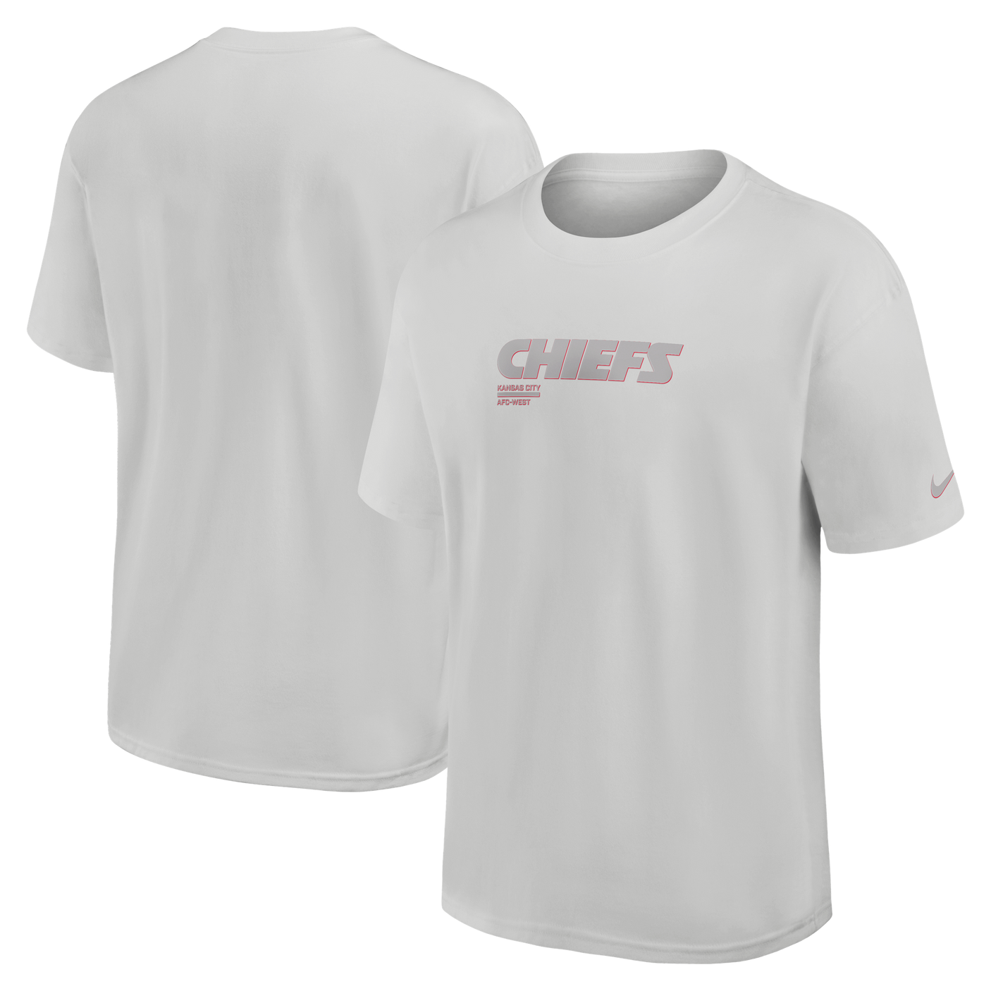 Chiefs 2025 Nike Men's Essential Heavy Max Gray T-Shirt