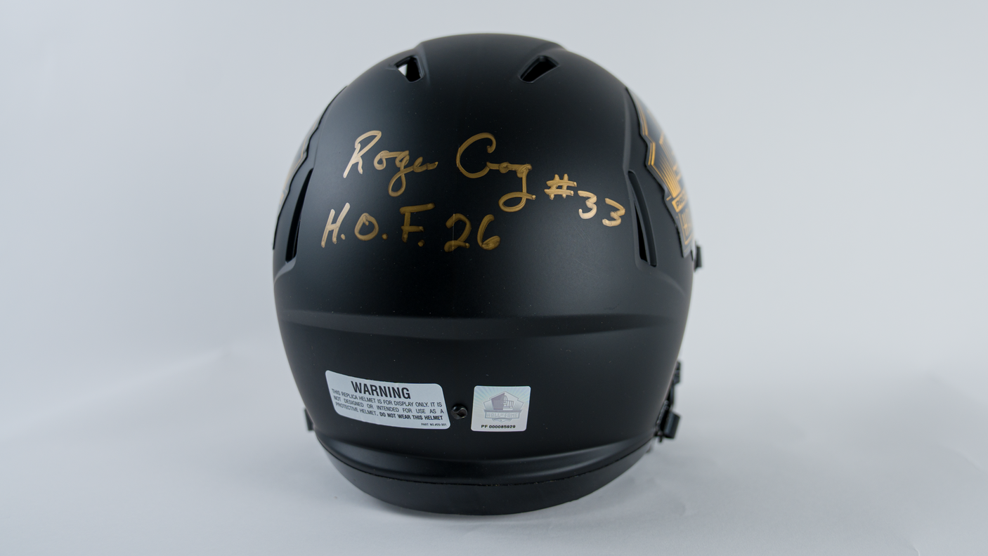 Class of 2026 Autographed Hall of Fame Black Speed Replica Helmet