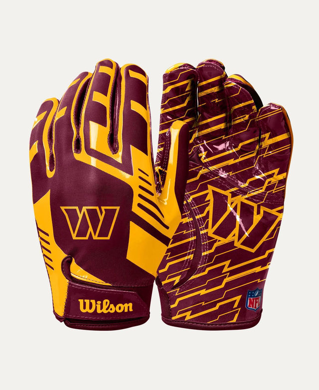 Commanders 2025 Wilson Adult NFL Stretch Fit Receivers Gloves