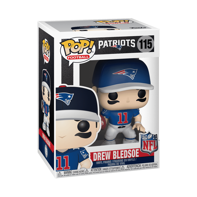 Patriots Drew Bledsoe NFL Funko Pop! 115 Pro Football Hall of Fame