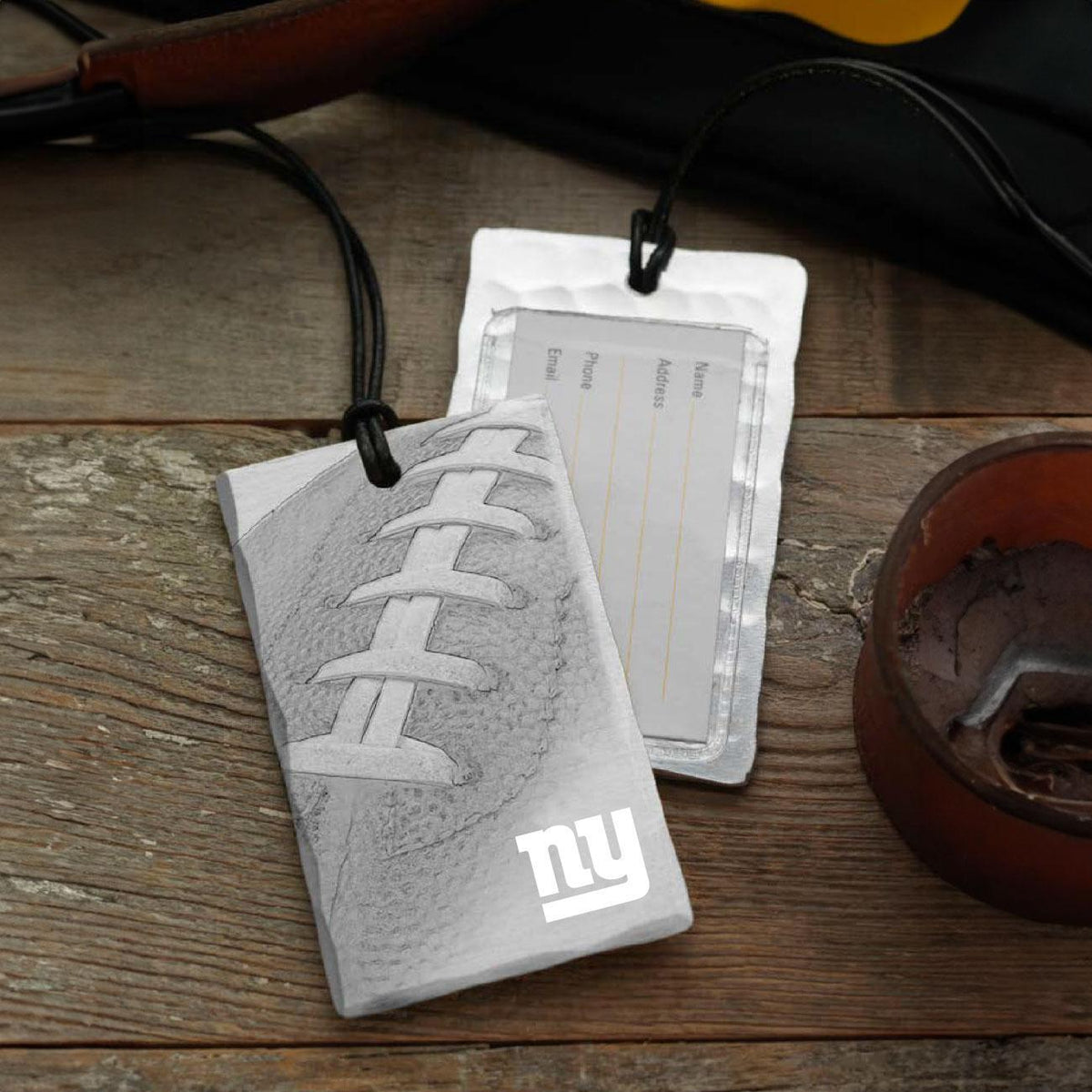 Giants Football Bag Tag