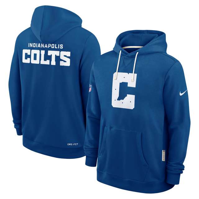 Colts 2025 Nike Men's Sideline DRI-Fit Hoodie