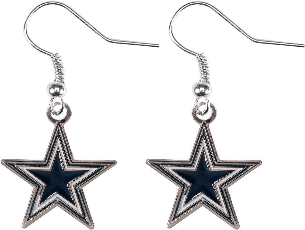 Cowboys Logo Dangler Earrings Pro Football Hall of Fame