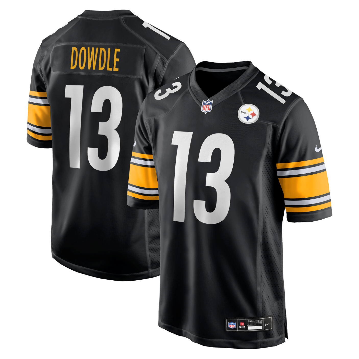 Steelers Rico Dowdle 2026 Nike Men's Home Game Jersey