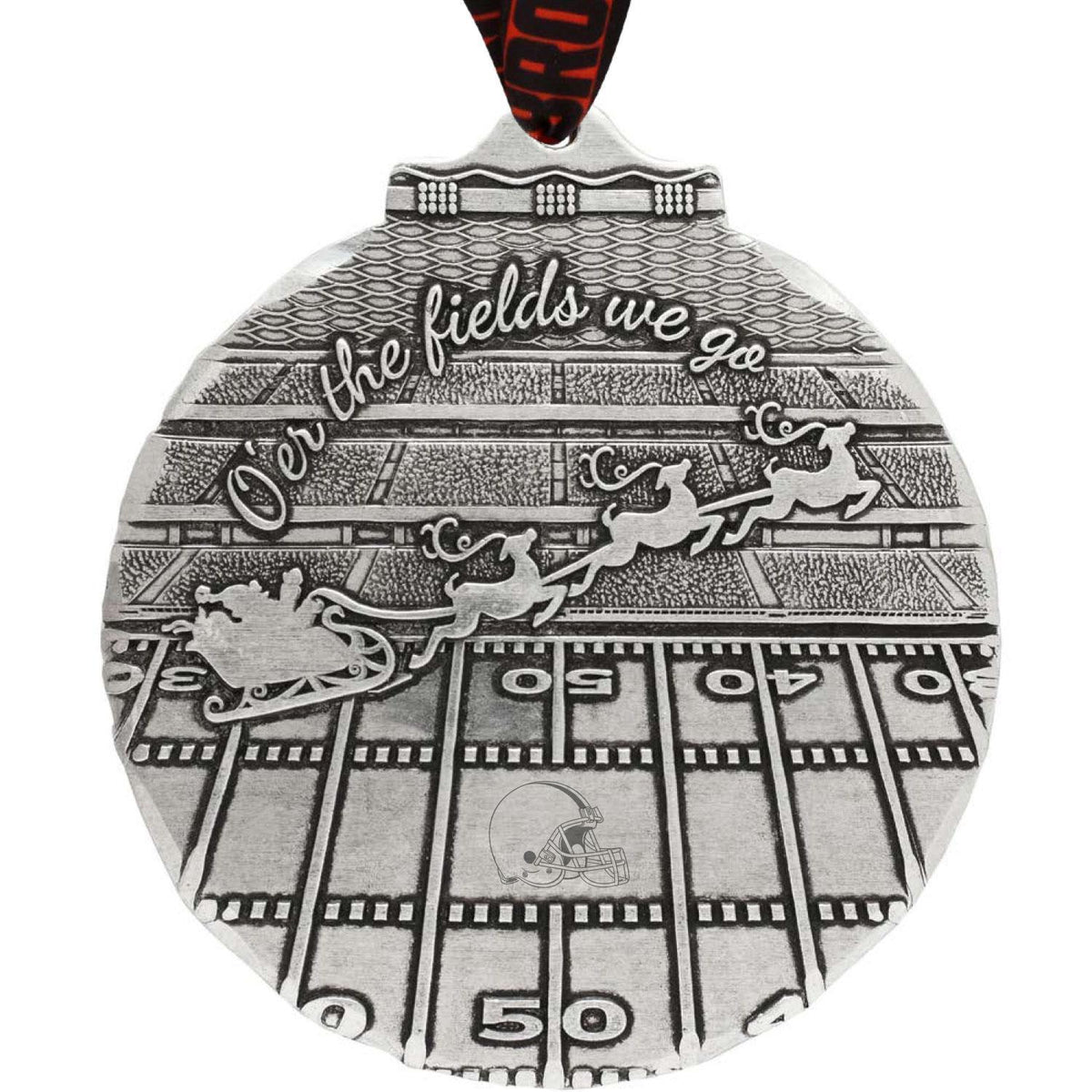 Browns O'er The Fields We Go Ornament