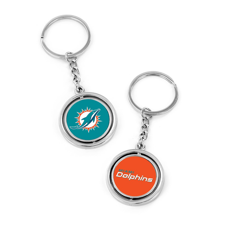 Dolphins Spinning Keychain