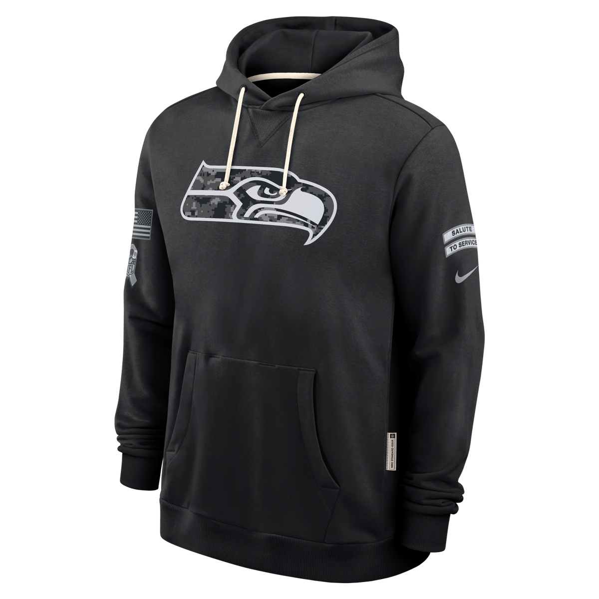Seahawks 2026 Nike Men's Salute to Service Hoodie Pro Football Hall of Fame