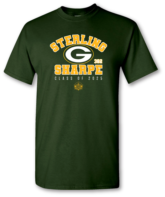 Sterling Sharpe Packers Class of 2025 Enshrinee T-Shirt