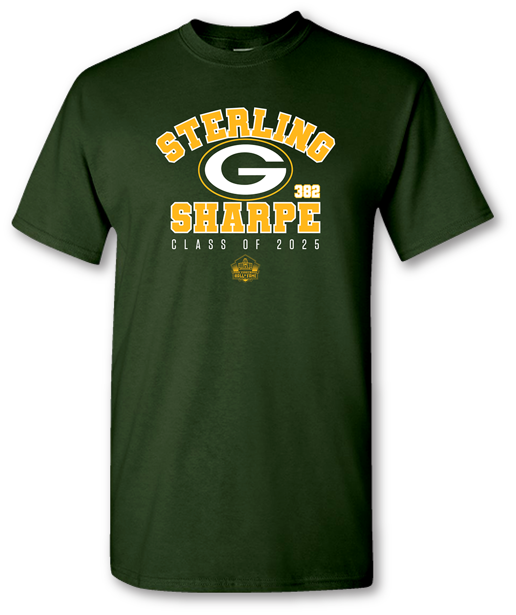 Sterling Sharpe Packers Class of 2025 Enshrinee T-Shirt