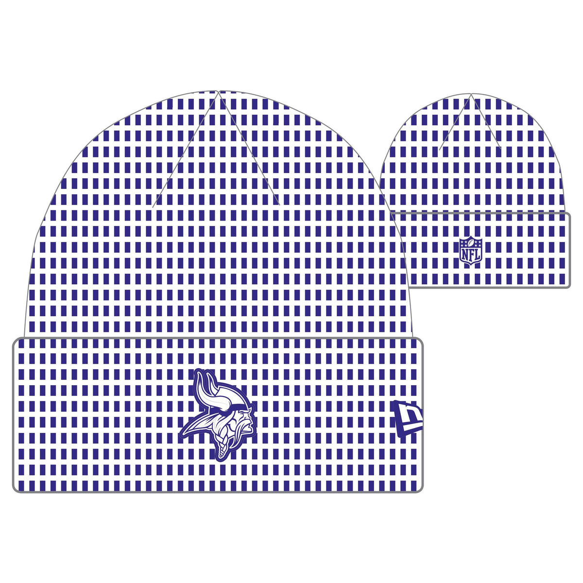 Vikings 2026 New Era Men's Sideline Cold Weather Knit Pro Football Hall of Fame