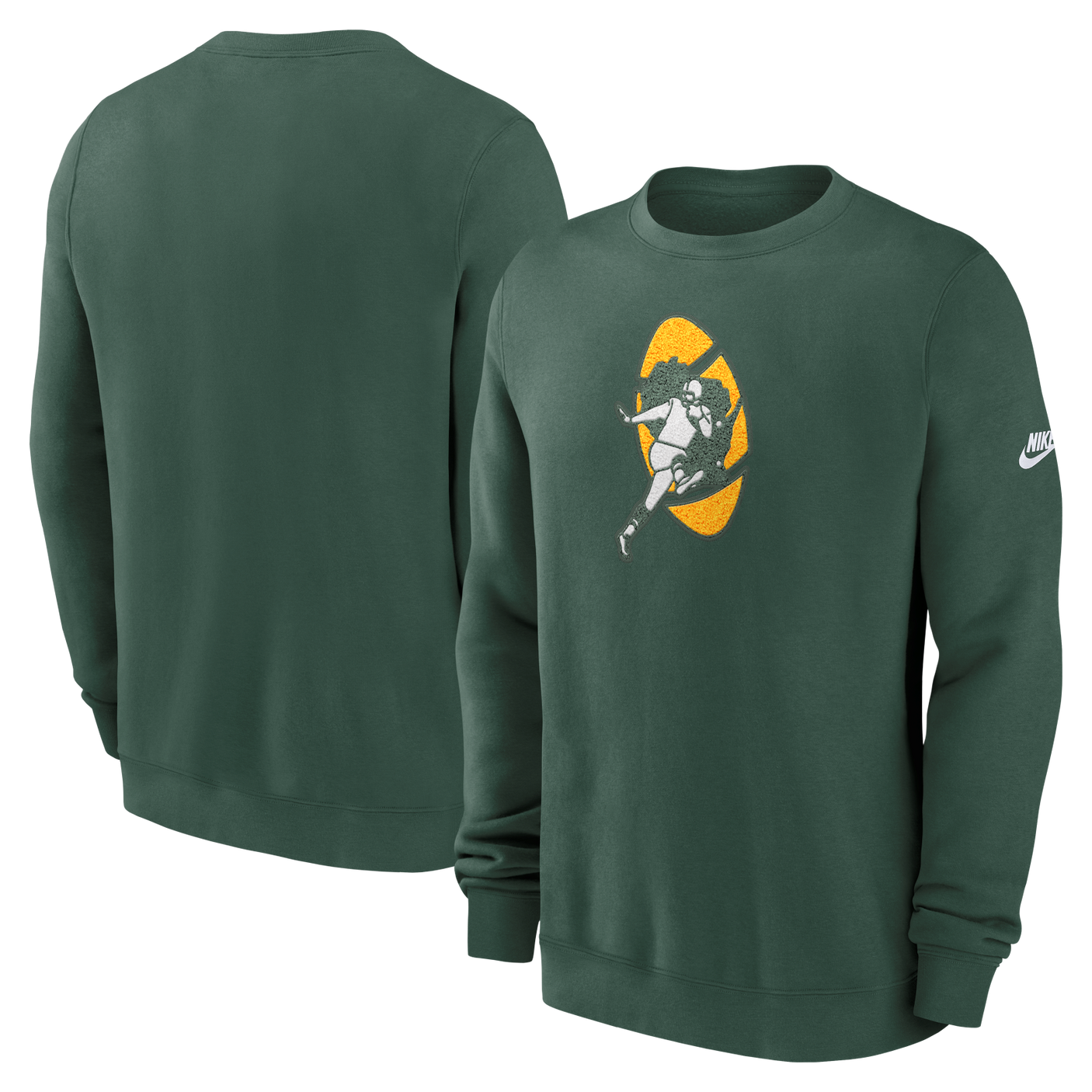 Packers 2025 Nike Men's Rewind Club Crewneck