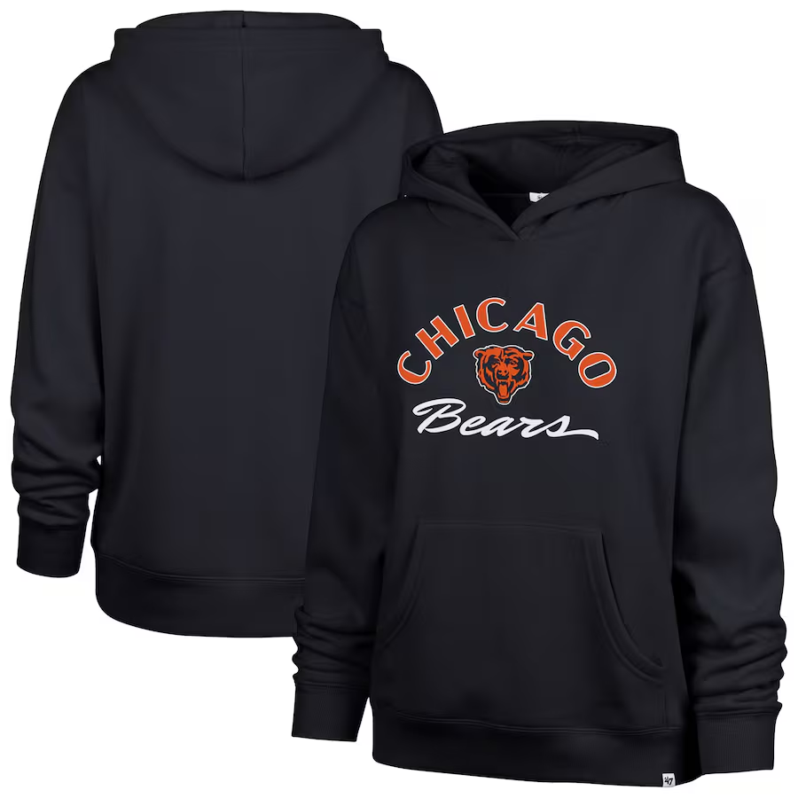 Bears 2025 '47 Brand Women's Whirlwind Naomi Hoodie