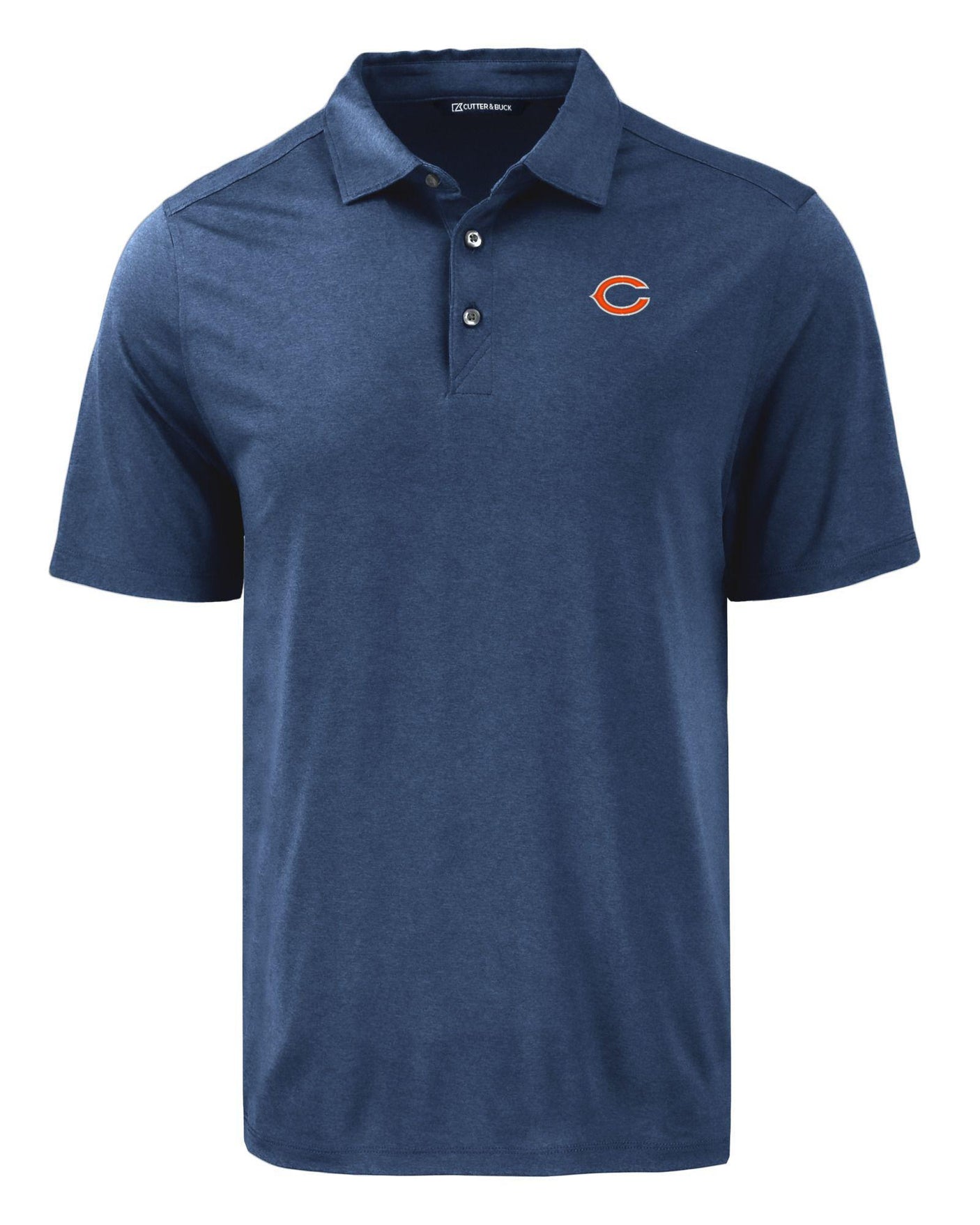 Bears Cutter and Buck Men's Navy Coastline Epic Comfort Eco Polo