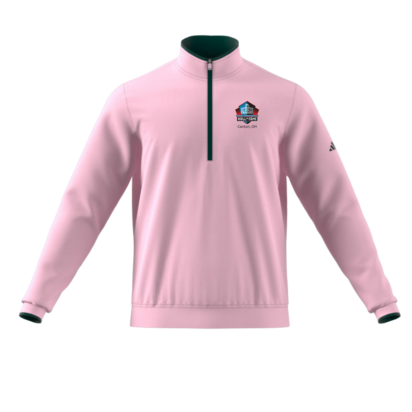 Hall of Fame Men's Adidas Clear Pink Lightweight 1/4 Zip Jacket