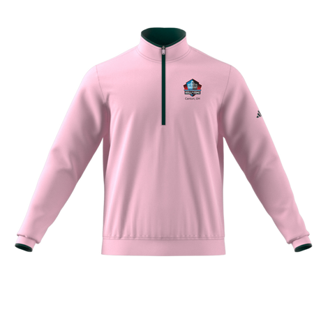 Hall of Fame Men's Adidas Clear Pink Lightweight 1/4 Zip Jacket