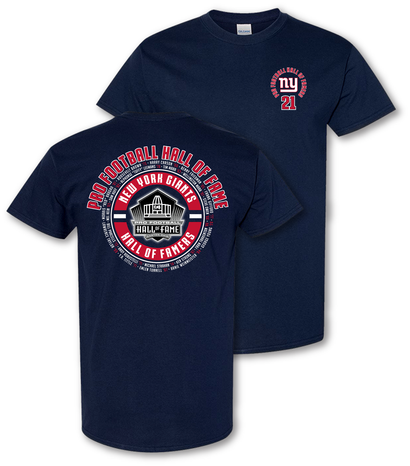 Giants Hall of Famers T-Shirt