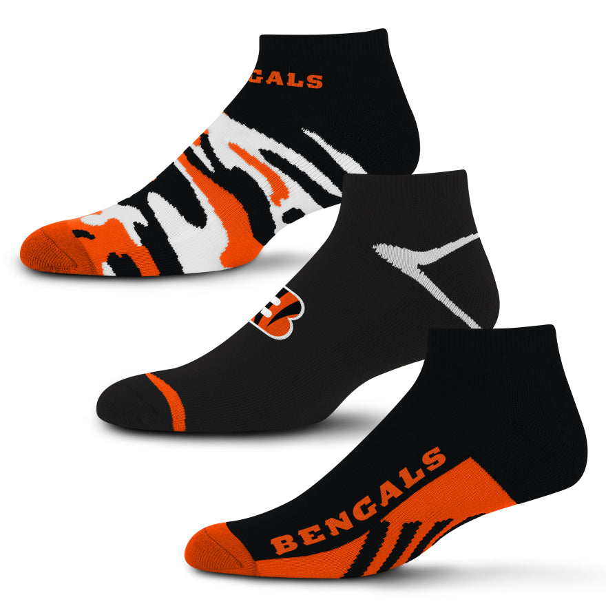 Bengals Camo Boom 3-Pack Socks