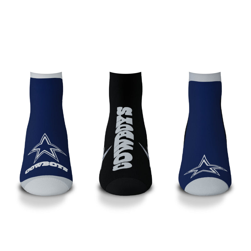Cowboys For Bare Feet Flash 3 Pack Socks