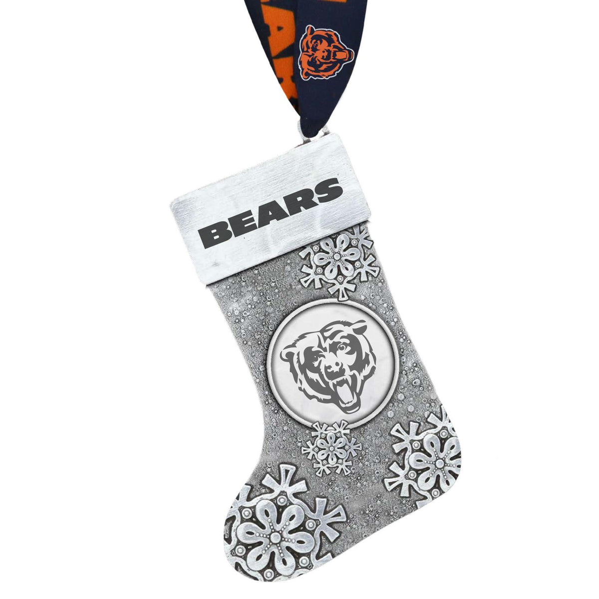 Bears Snowflake Stocking Ornament