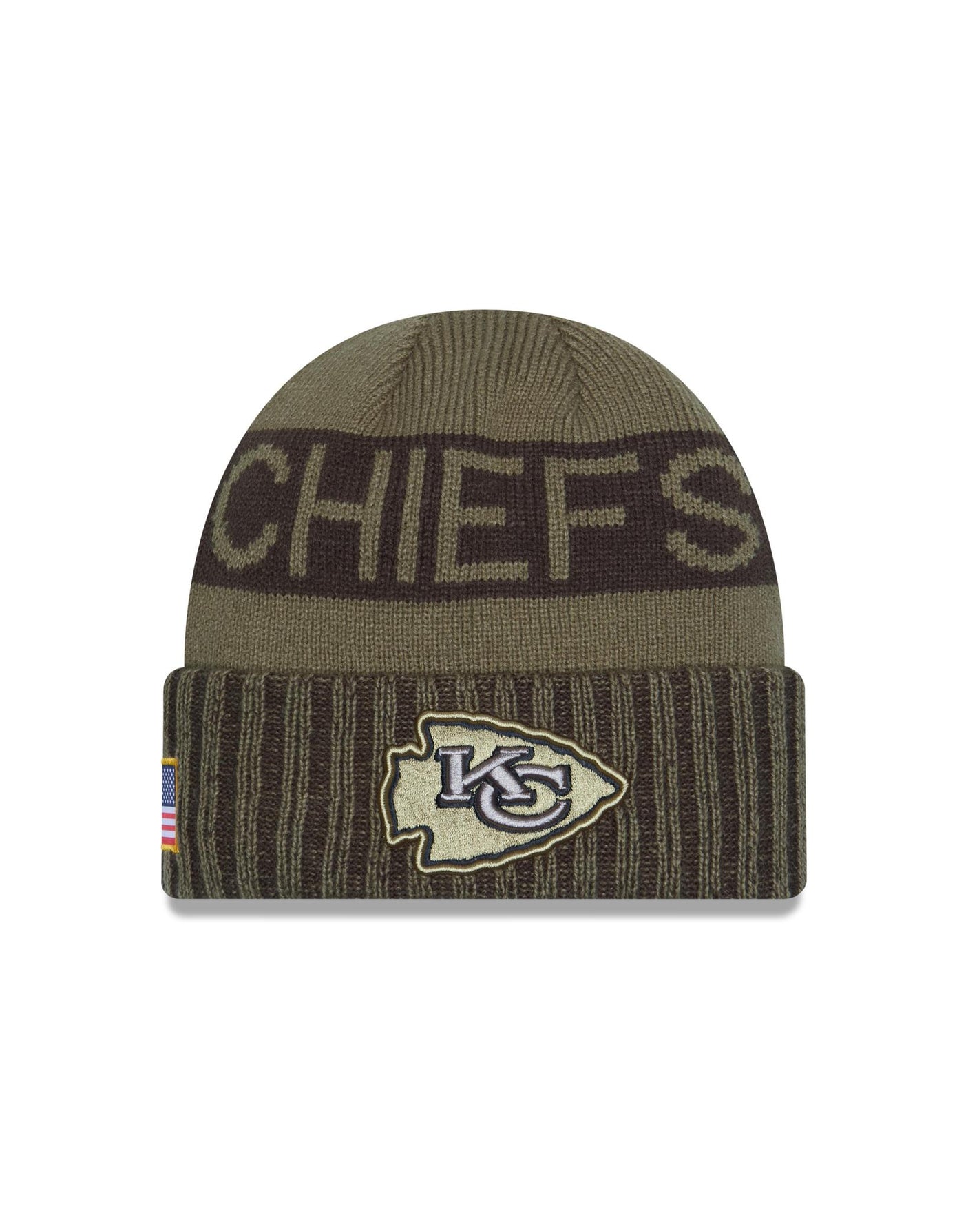Chiefs 2025 Men's New Era Salute to Service Knit