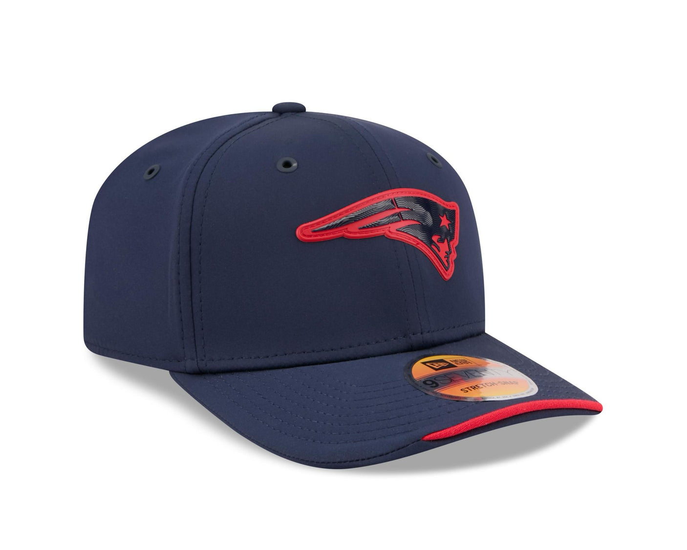 Patriots 2026 New Era Men's 9SEVENTY Stretch Snap Sideline Hat