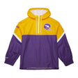 Vikings 2025 Mitchell & Ness Men's NFL Tie Breaker Anorak Vintage Logo Lightweight Windbreaker